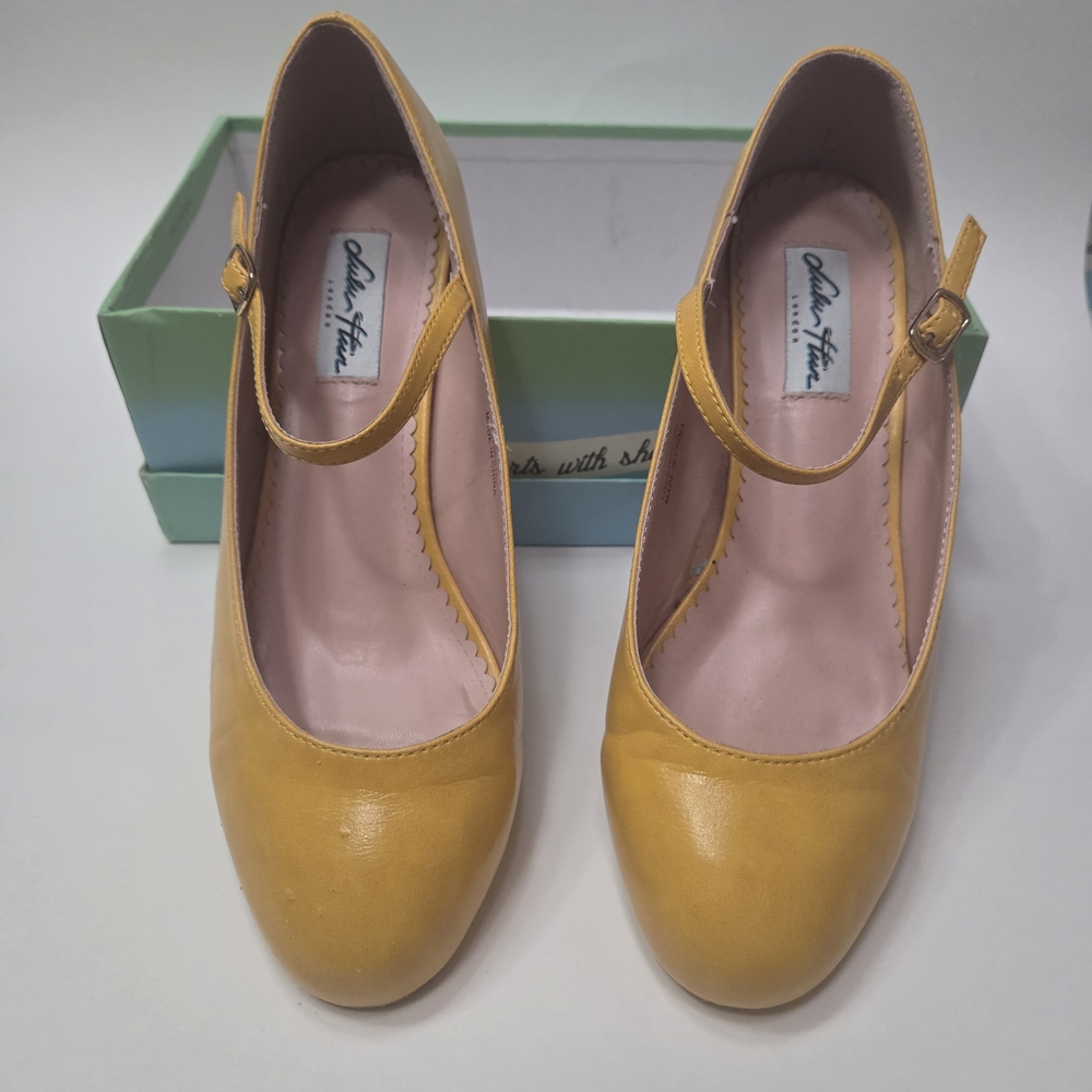 Yellow Mary Jane Shoes